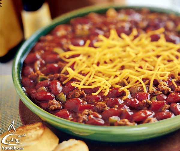 خوراک لوبیای امریکایی (American Chili)