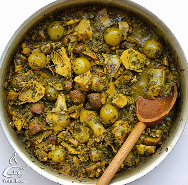 خورشت کنگر فرنگی (آرتیشو)